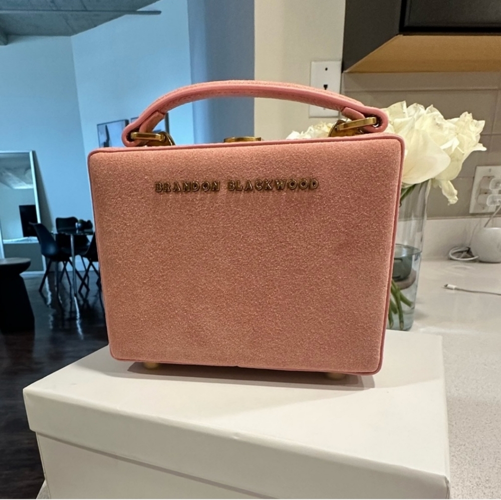 Brandon Blackwood Kendrick Trunk Mini Pink Suede
